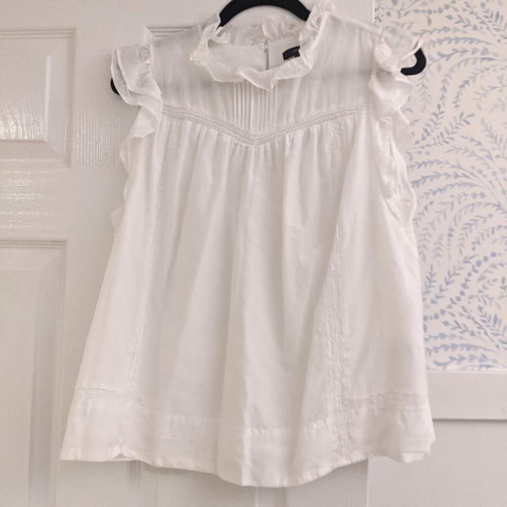 Large J Crew Sleeveless Blouse